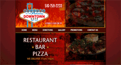 Desktop Screenshot of downtowncafeandpizza.com